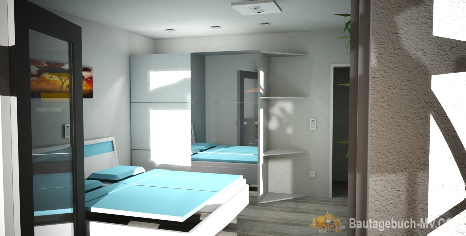 3D Einrichtung Schlafzimmer - Bautagebuch-MV