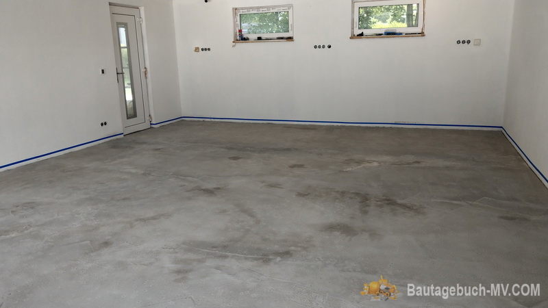 Fußboden Garage Garage: Fussboden mit Epoxidharz - Bautagebuch DAN-WOOD