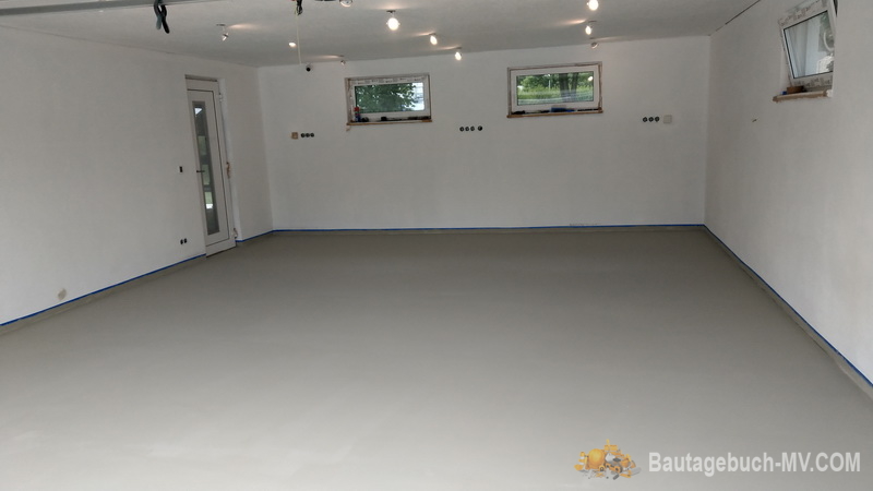 Fußboden Garage Garage: Fussboden mit
Epoxidharz - Bautagebuch DAN-WOOD