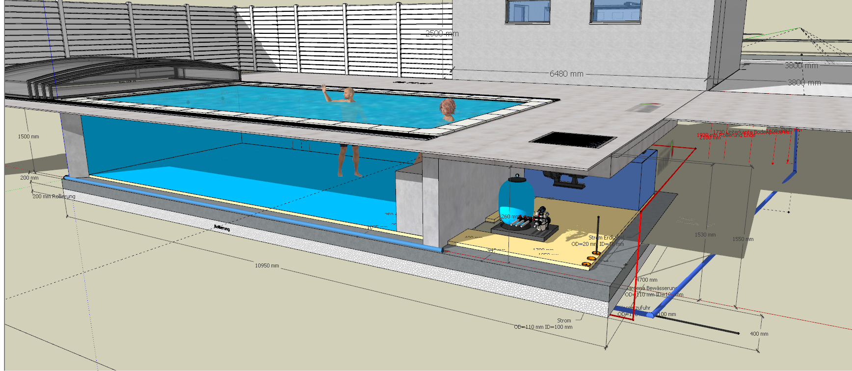 Bodenplatte Pool BautagebuchMV